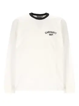 Carhartt WIP: Белая футболка 
