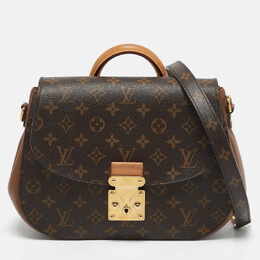 Louis Vuitton: Коричневая сумка 