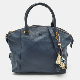 Tory Burch: Синяя сумка 