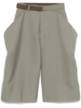sacai: Брюки с защипами 