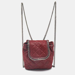 Stella McCartney: Красный рюкзак  Falabella
