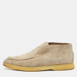 Loro Piana: Бежевые ботинки 