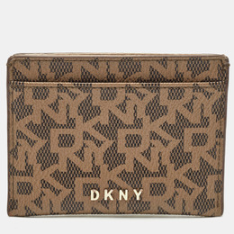 Dkny: Бежевый картхолдер 