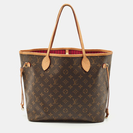 Louis Vuitton: Коричневая сумка  Neverfull MM