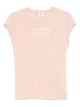 Elisabetta Franchi: Розовая футболка 