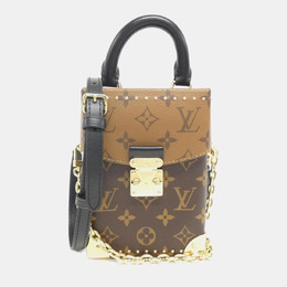 Louis Vuitton: Коричневая сумка 
