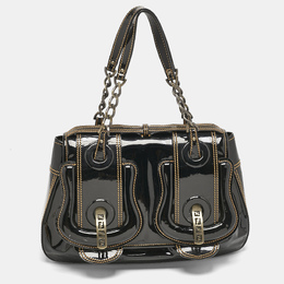 Fendi: Чёрная сумка 
