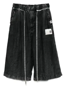 Maison MIHARA YASUHIRO: Чёрные шорты 