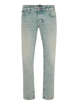 Philipp Plein: Светлые джинсы 