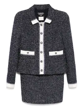 CHANEL Pre-Owned: Синяя юбка 
