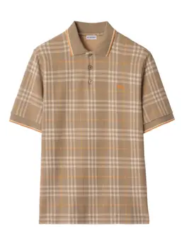 Burberry: Хлопковое поло 