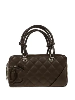 CHANEL Pre-Owned: Коричневая сумка 