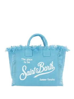 MC2 Saint Barth: Голубая сумка-шоппер 