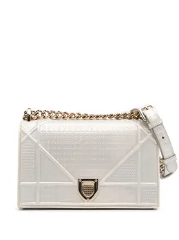 Christian Dior Pre-Owned: Серебристая сумка через плечо 