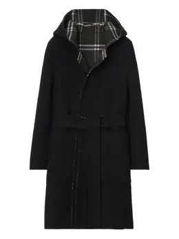 Burberry: Чёрное пальто 