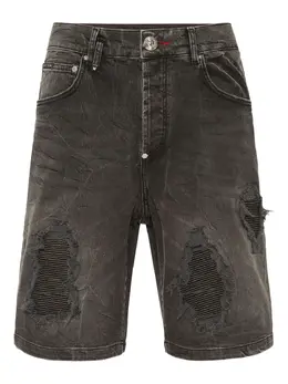 Philipp Plein: Рваные шорты 