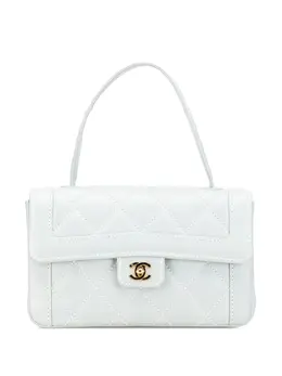 CHANEL Pre-Owned: Голубая сумка 
