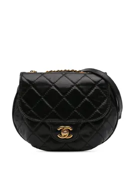 CHANEL Pre-Owned: Чёрная сумка 