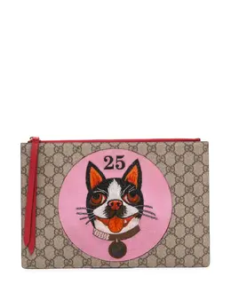 Gucci Pre-Owned: Коричневый клатч 