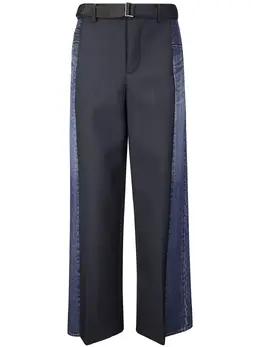 sacai: Синие брюки 
