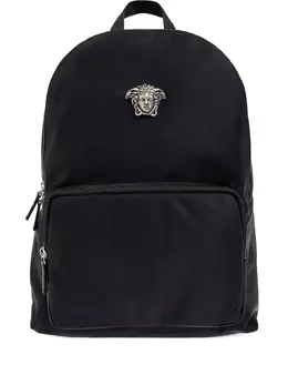 Versace: Чёрный рюкзак  Medusa