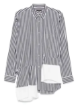 Comme des Garçons Homme Plus: Рубашка в полоску 