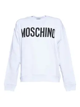 Moschino: Свитшот с принтом 
