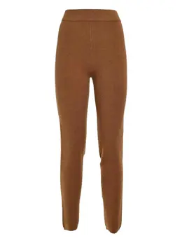 Max Mara: Коричневые легинсы 