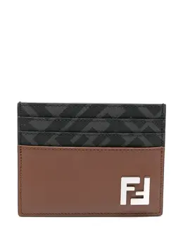 FENDI: Коричневый картхолдер  FF