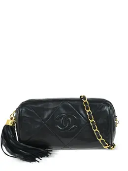 CHANEL Pre-Owned: Чёрная сумка 
