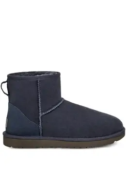 UGG: Синие ботинки  Classic Mini II