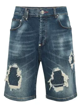 Philipp Plein: Рваные шорты 