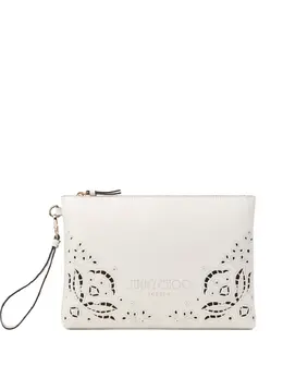 Jimmy Choo: Белый клатч 