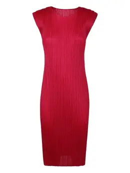 Pleats Please Issey Miyake: Платье миди 