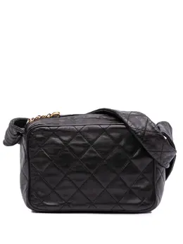 CHANEL Pre-Owned: Чёрная сумка через плечо 