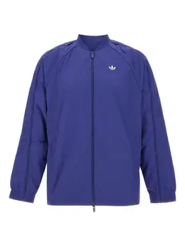 adidas: Голубая куртка 