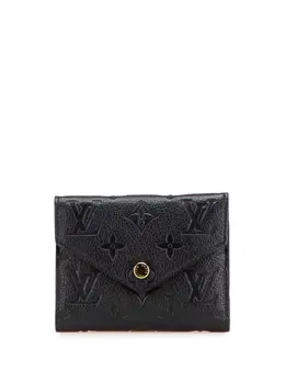 Louis Vuitton Pre-Owned: Чёрный кошелёк 