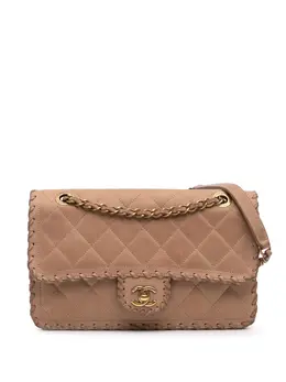 CHANEL Pre-Owned: Коричневая сумка через плечо 