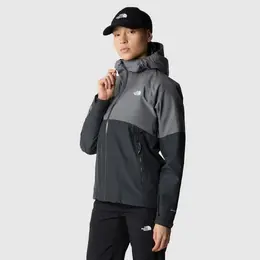 The North Face: Серая куртка 