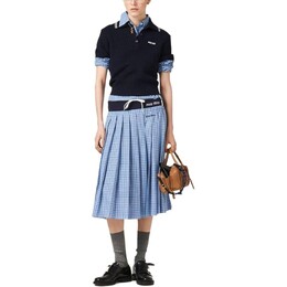 Miu Miu: Тёмная рубашка 