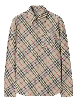 Burberry: Рубашка с принтом 