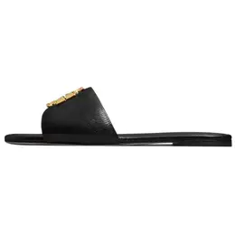 Tory Burch: Чёрные шлёпанцы  Eleanor