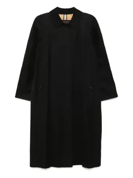 Burberry Pre-Owned: Чёрное пальто 