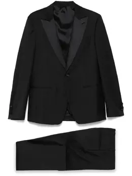 Lardini: Атласный костюм 