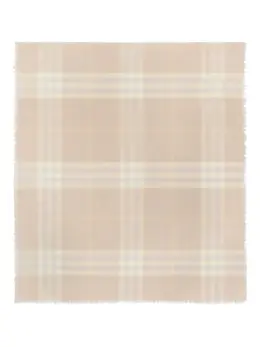 Burberry: Розовый шарф 