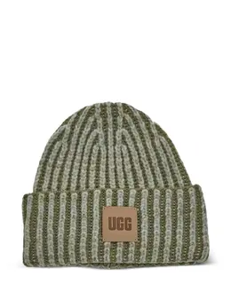 UGG: Зелёная шапка 
