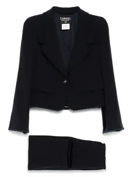 CHANEL Pre-Owned: Синие брюки 
