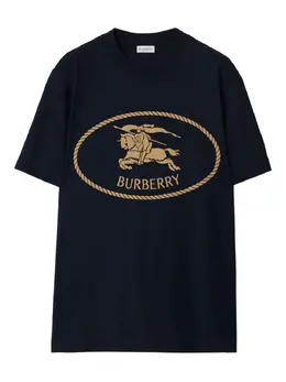 Burberry: Хлопковая футболка 