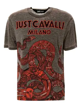 Just Cavalli: Футболка с принтом 