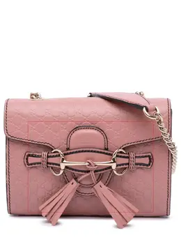 Gucci Pre-Owned: Розовая сумка через плечо 